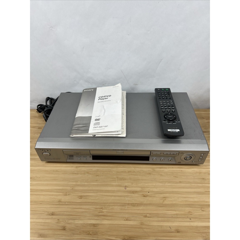 Sony DVP-NS715P DVD/CD Player Progressive Scan – Tested Works